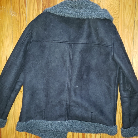 Bagatelle Faux Suede Shearling Jacket - Picture 4 of 4